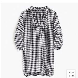 JCrew - Gingham Swimsuit Coverup